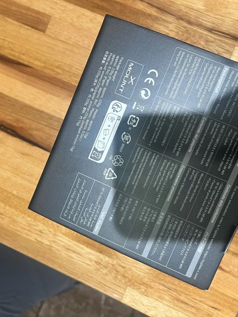 The Fujifilm XF 16-50mm f/2.8-4.8 R LM WR lens Black